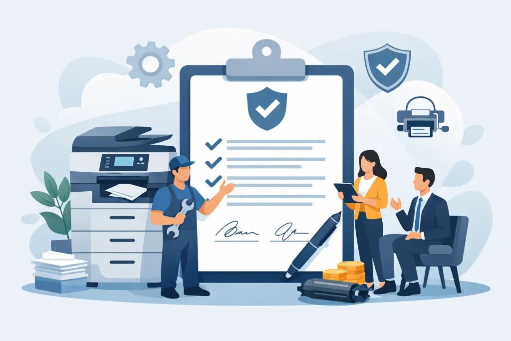 What an Office Printer Service Contract Should Cover
