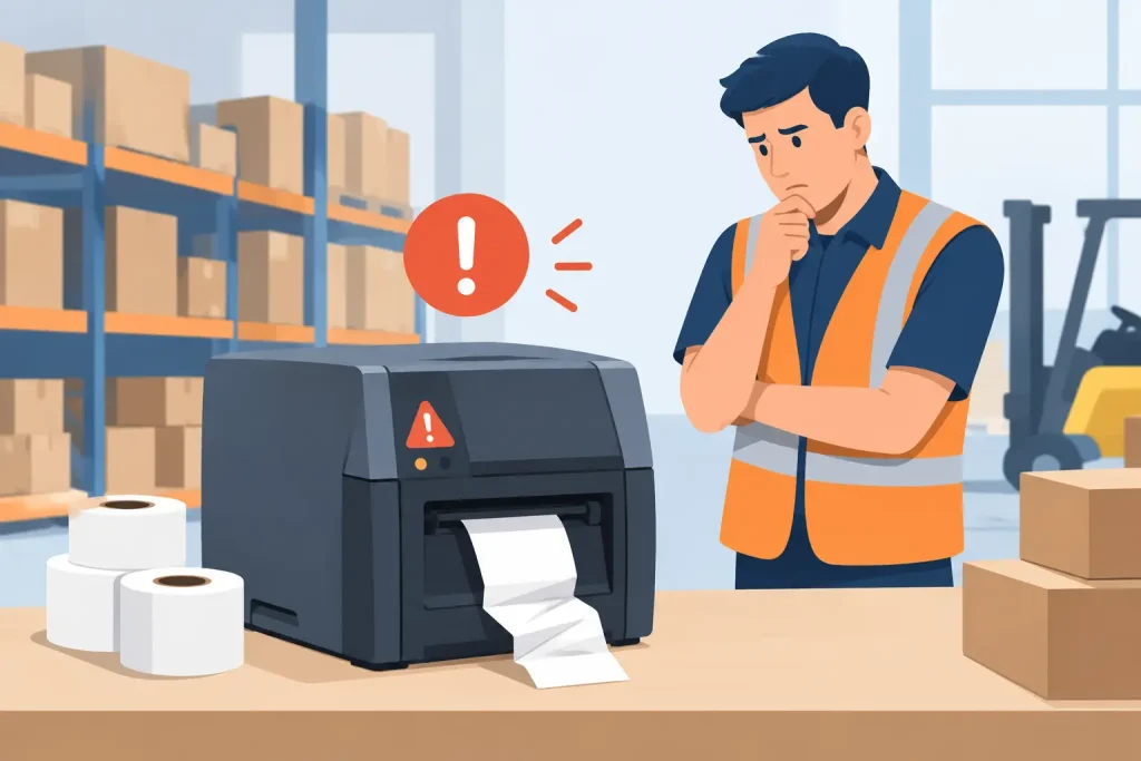 A Warehouse Label Printer Downtime Example