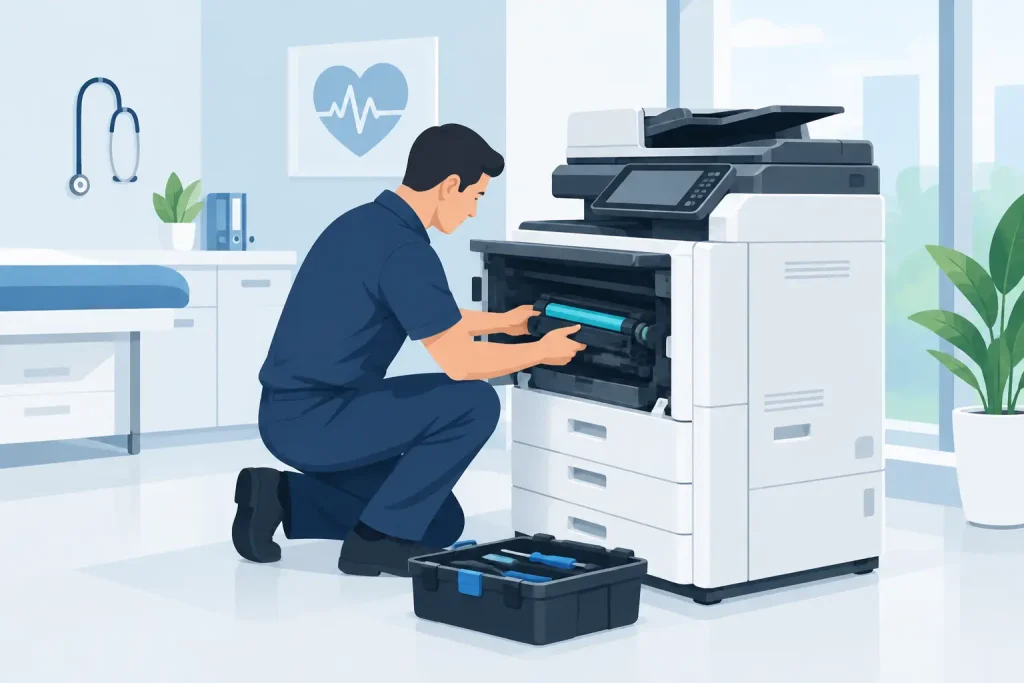 Healthcare Copier Maintenance That Prevents Downtime