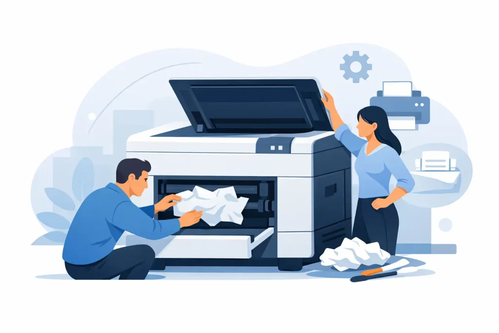 How to Fix Printer Paper Jam Without Damage