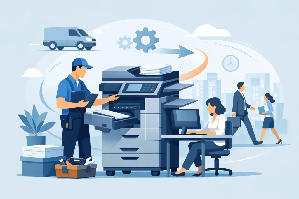 Sharp Copier Service That Keeps Offices Moving