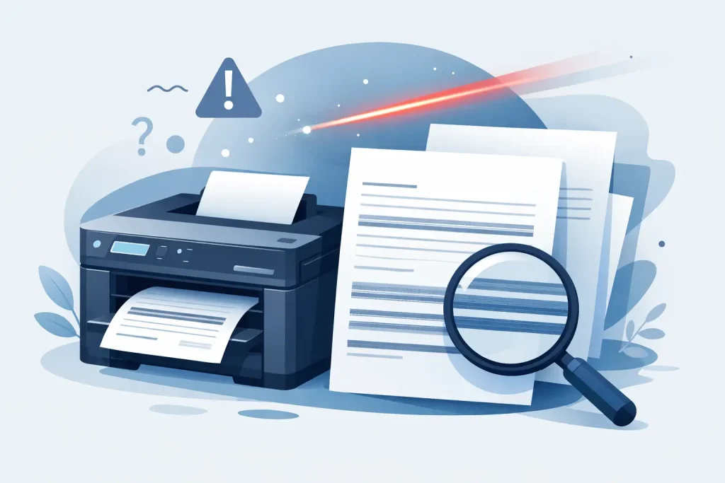 Why Are There Laser Printer Lines on Page?